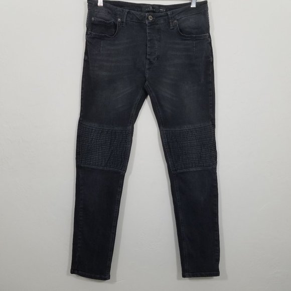 Zara Other - Zara Skinny Fit Moto Stretch Jeans Size 32